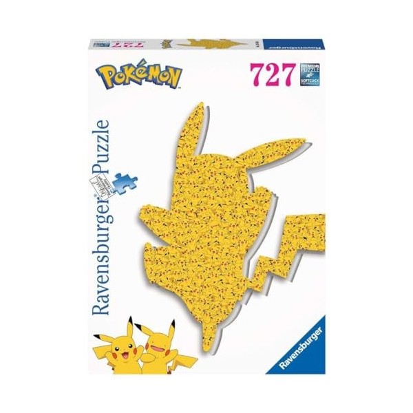 Ravensburger - Puzzle Forme 727 pièces - Pikachu - Adultes et enfants dès 14 ans - Puzzle de qualité supérieure - Pokémon - C