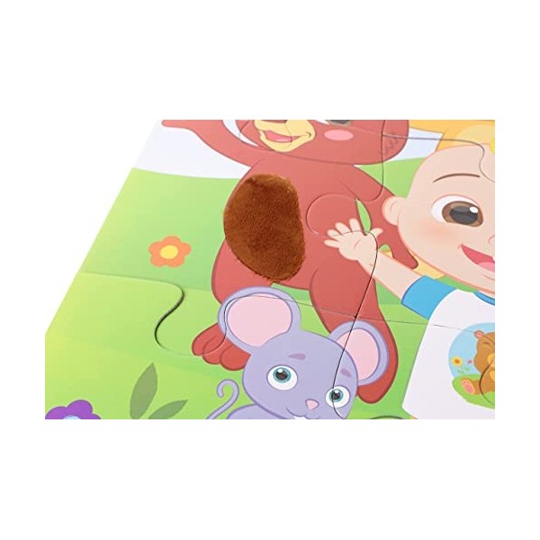 Toyland® Cocomelon Lot de 2 Puzzles tactiles et tactiles – Jouets sensoriels – Puzzles pour Tout-Petits – 18 Mois et Plus