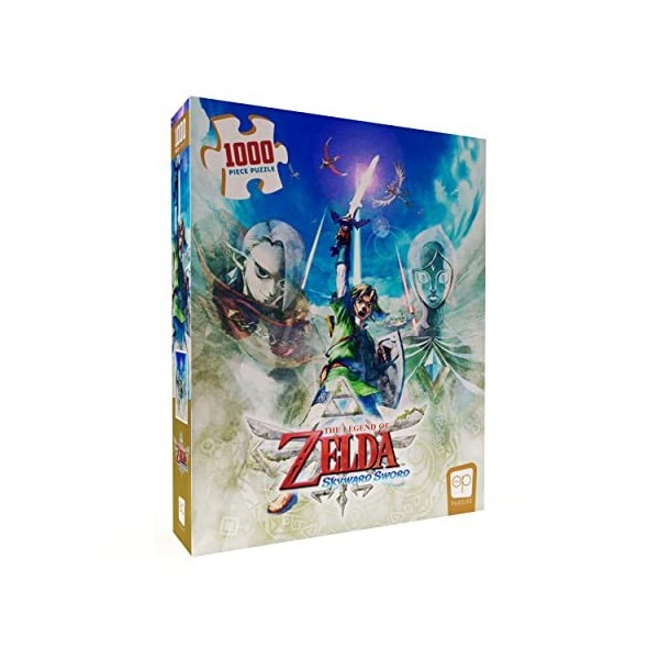 USAopoly- The Legend of Zelda Skyward Sword Puzzle 1000 pièces, PZ005-736-002200-06, Multicoloured