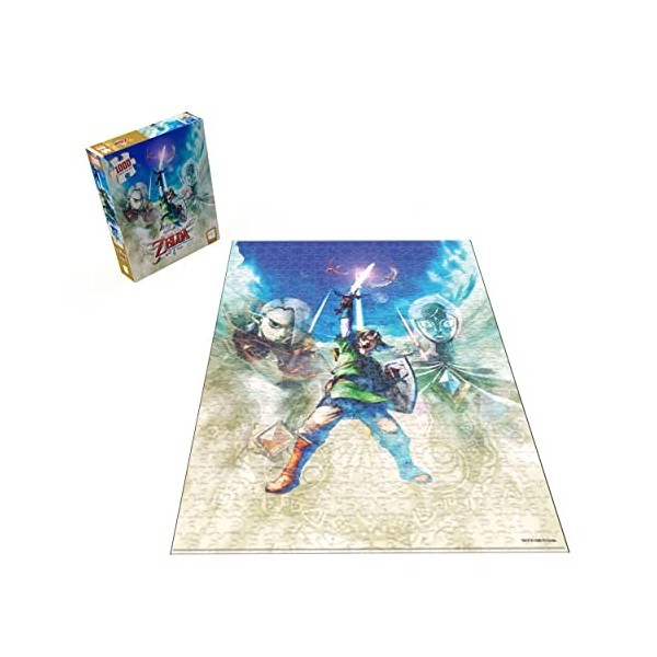 USAopoly- The Legend of Zelda Skyward Sword Puzzle 1000 pièces, PZ005-736-002200-06, Multicoloured