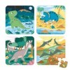 Janod- Dinosaures Puzzles, J02541, Multicolore