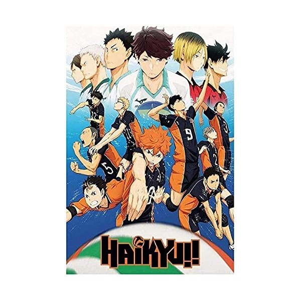 Puzzles Puzzles pour Enfants 1000 pièces Japan Anime Haikyuu!! Volley-Ball Garçon Anime Puzzles