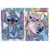 Educa - Lot de 2 puzzles de 500 pièces chacun avec images de Stitch. Dimensions : 34 x 48 cm. Contient Environ de la Colle Fi