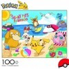 Buffalo Games - Pokémon Beach Day – Puzzle de 100 pièces