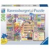 Ravensburger The Artists Palette Puzzle grand format de 500 pièces pour adultes – 17535 – Chaque pièce est unique, la techno