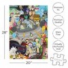 AQUARIUS Rick and Morty Cast Puzzle 1000 Piece Jigsaw Puzzle - Glare Free - Precision Fit - Virtually No Puzzle Dust - Offi