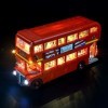 GEAMENT Jeu De Lumières pour Bus Londonien London Bus - Kit Déclairage LED Compatible avec Lego Creator Expert 10258 Jeu 