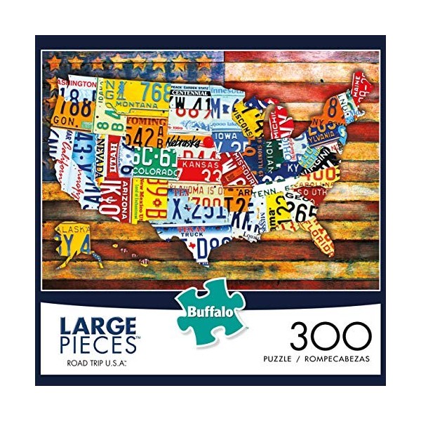 Buffalo Games 300pc Large Piece: Road Trip USA - 300 Piece Jigsaw Puzzle by Buffalo Games