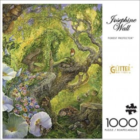 Buffalo Games - Josephine Wall - Forest Protector - Puzzle de 1000 pièces pour adultes - Puzzle stimulant parfait pour les so