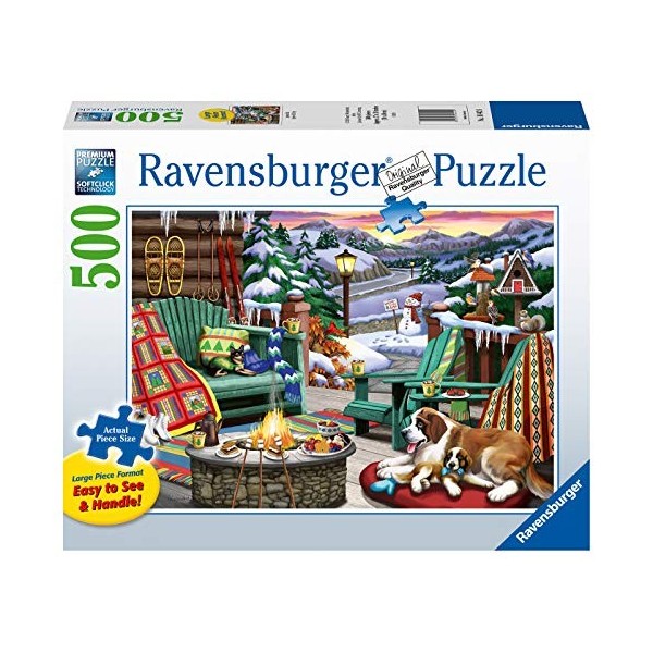 Ravensburger- Après-Ski Extra Large Puzzle, 16442