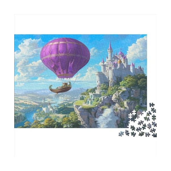 montgolfière Puzzles 1000 Pièces Adultes Décoration Intérieure Cadeaux danniversaire pour Noël Jeu De Défi Familial Jeux Édu