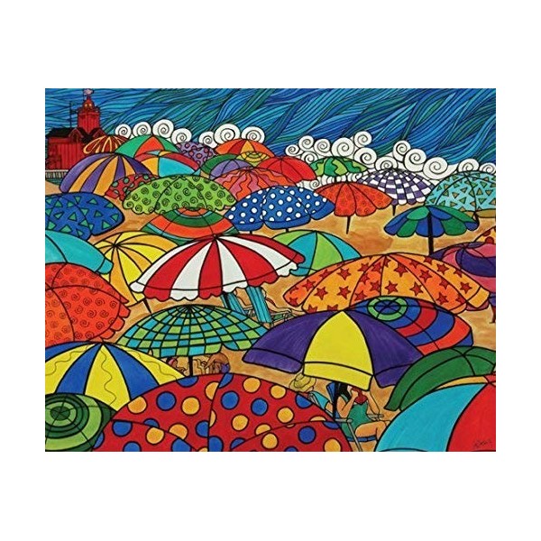 Puzzle Heritage Shades of Summer par Carolyn Stich – 1000 pièces – 76,2 x 61 cm – Taille finie