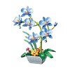 Beberlu Orchidée Blocs de Construction Ensemble, 581 pcs Fleurs Collection, Plantes Accessoires de Décoration pour la Maison,