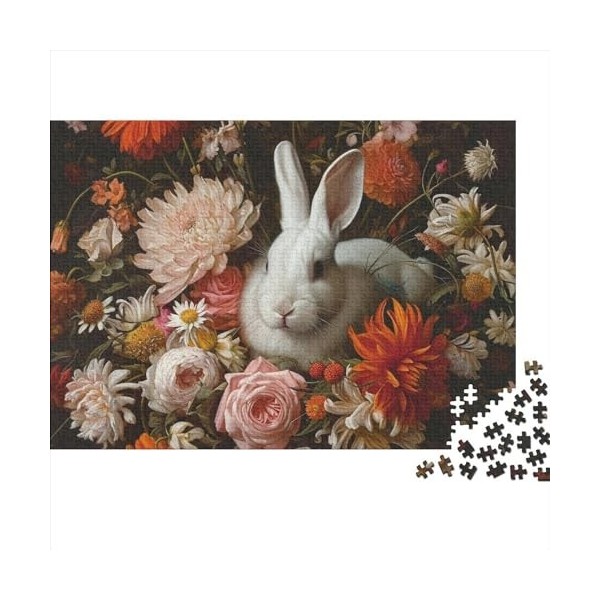 Rabbit Easter Egg Puzzle De 300 Pièces pour Adultes Puzzles pour Adultes Puzzle Jeu Familial Puzzle 300 Pièces Puzzles 300 Pi