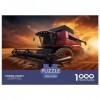 Tracteur de Moissonneuse-batteuse pour Adultes 1000 Pièces Puzzle Décoration Jeu De Défi Familial Cadeaux danniversaire pour