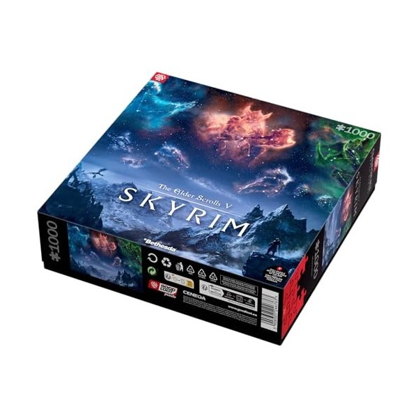 Good Loot- The Elder Scrolls V Skyrim Puzzle, GDL24676, Multicolor