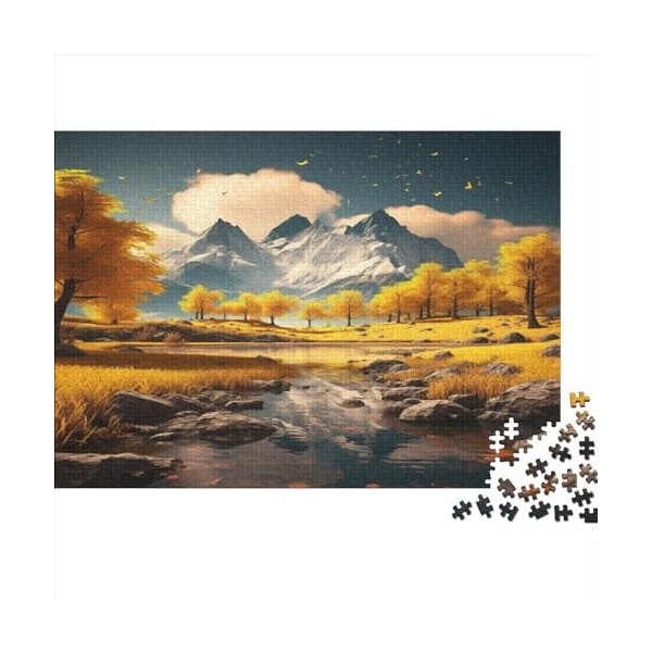 Chevaux 1000 Pièces Animaux pour Adultes Puzzles Décoration Cadeaux danniversaire pour Noël Jeux ÉduChatsifs Jeu De Défi Fam