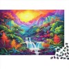 Tigre et Lion Puzzles pour Adultes 300 Pièces Paysage Cadeaux danniversaire pour Noël Family Games Jeux ÉduChatsifs Décorati