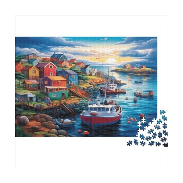 Tigre et Lion Puzzles pour Adultes 300 Pièces Paysage Cadeaux danniversaire pour Noël Family Games Jeux ÉduChatsifs Décorati