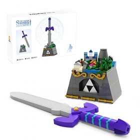 Millionspring The Master Sword and Micro Hyrule Castle Building Kit, Unique BOTW Décorer et Breath of The Wild Toys Cadeaux p