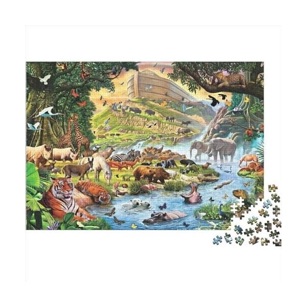 Puzzle 300 pièces danimaux de la forêt Tropicale Adultes, Adolescents et Enfants, Grand Puzzle, Jouets, Cadeau éducatif, déc