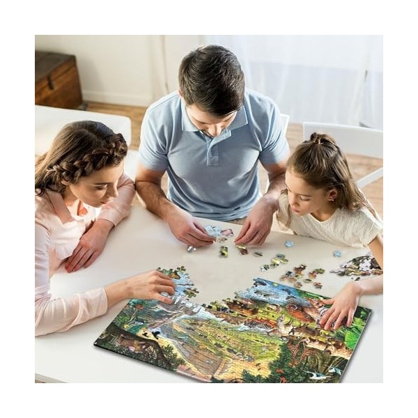 Puzzle 300 pièces danimaux de la forêt Tropicale Adultes, Adolescents et Enfants, Grand Puzzle, Jouets, Cadeau éducatif, déc