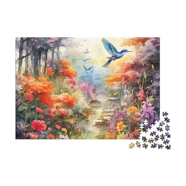 Boutique de Plage Puzzles pour Adultes,Boutique de Plage Puzzle 1000 Pieces, Puzzle en Bois Supérieure,Unique Cadeaux De Vaca