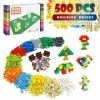 Etarnfly Classic Set de Briques, 573 pièces Basic Building Block Bricks Set avec des Accessoires pour largent et Les Bijoux,