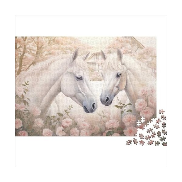 Cheval Puzzle Adulte Puzzles 1000 Pieces Cheval Adultes Et Adolescents Puzzle De Qualité Supérieure Cadeau Unique DIY 1000pcs