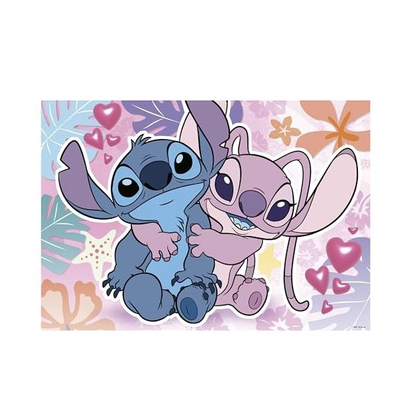 Educa - Puzzle de 300 pièces Pur Enfants | Stitch Disney. Mesure: 40 x 28 cm. Recommandé de 6 Ans 19964 