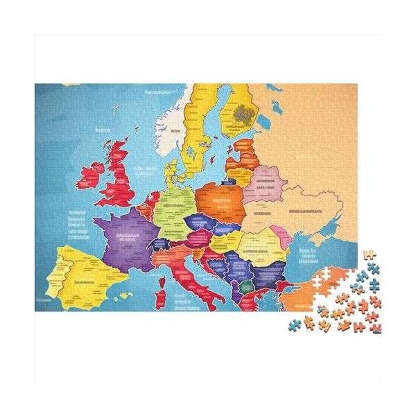 Lacs et Montagnes enneigées Puzzles pour Adolescents Adultes 500 Pieces Puzzles pour Adultes Jeu ÉduChatif Challenge Cadeau T