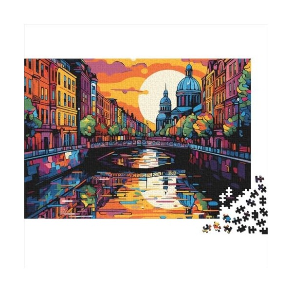 Puzzle Adulte 1000 Pieces Magasin de Bonbons Puzzles Puzzle Classique Kit De Bricolage Jouet en Bois Cadeau Unique Décor À La