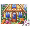 Chalet du Village de Montagne Puzzles pour Adultes,Chalet du Village de Montagne Puzzle 300 Pieces, Puzzle en Bois Supérieure