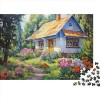 Chalet du Village de Montagne Puzzles pour Adultes,Chalet du Village de Montagne Puzzle 300 Pieces, Puzzle en Bois Supérieure