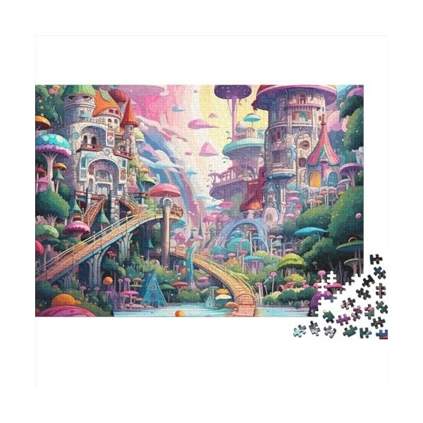 Chute deau Puzzles pour Adultes,Chute deau Puzzle 300 Pieces, Puzzle en Bois Supérieure,Unique Cadeaux De Vacances 300pcs 