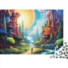 Chute deau Puzzles pour Adultes,Chute deau Puzzle 300 Pieces, Puzzle en Bois Supérieure,Unique Cadeaux De Vacances 300pcs 