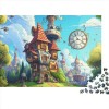 Chute deau Puzzles pour Adultes,Chute deau Puzzle 300 Pieces, Puzzle en Bois Supérieure,Unique Cadeaux De Vacances 300pcs 