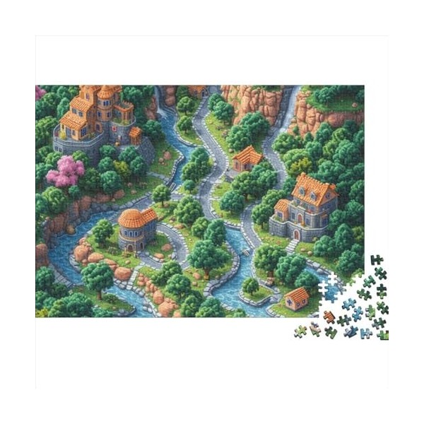 Art Puzzles 1000 Pièces Adultes Graffiti Puzzle pour Adultes Puzzles Adultes Décoration Moderne Jeu De Famille Cadeau pour Le