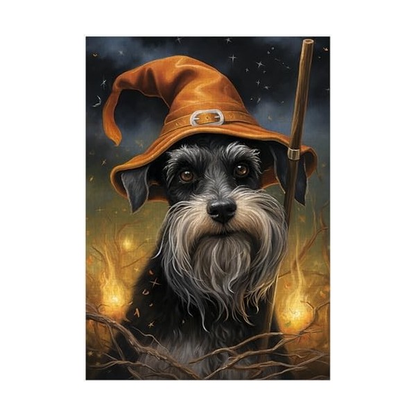 Puzzle Schnauzer Magicien miniature 300/500/1000 pièces pour propriétaire de schnauzer miniature 1000 pièces 50 × 75 cm 