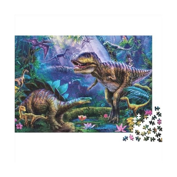 Puzzle 1000 Pieces Adultes Dinosaur Puzzle Adulte 1000 Pièces Jeu Éducatif Défi Jouet 1000 Pièces Puzzles Adultes 1000pcs 75