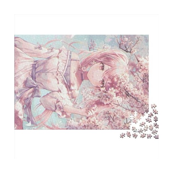 Filles de lanime Puzzle-500 Pièces, DIY Puzzle Manga, Divertissement Créatif, Cadeau, Amusement 500pcs 52x38cm 