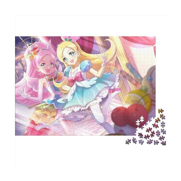 Filles de lanime Puzzle-500 Pièces, DIY Puzzle Manga, Divertissement Créatif, Cadeau, Amusement 500pcs 52x38cm 