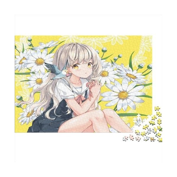 Filles de lanime Puzzle De 300 Pièces Casse-tête Éducatif Jeu Familial Cadeau pour Adultes-Manga 300pcs 40x28cm 