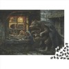 Granny Wolf, Horror Fairy Tales 1000 Pièces Puzzles pour Adultes Jeu De Défi Familial Cadeaux danniversaire pour Noël Jeux É