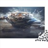 Léopard des neiges Puzzles Adultes Animaux 1000 Pièces Cadeaux danniversaire pour Noël Jeux ÉduChatsifs DécoSourision Intéri