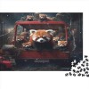 Porcinet Rose pour Adultes 1000 Pièces Animal Puzzle DécoSourision Intérieure Jeu De Défi Familial Cadeaux danniversaire pou