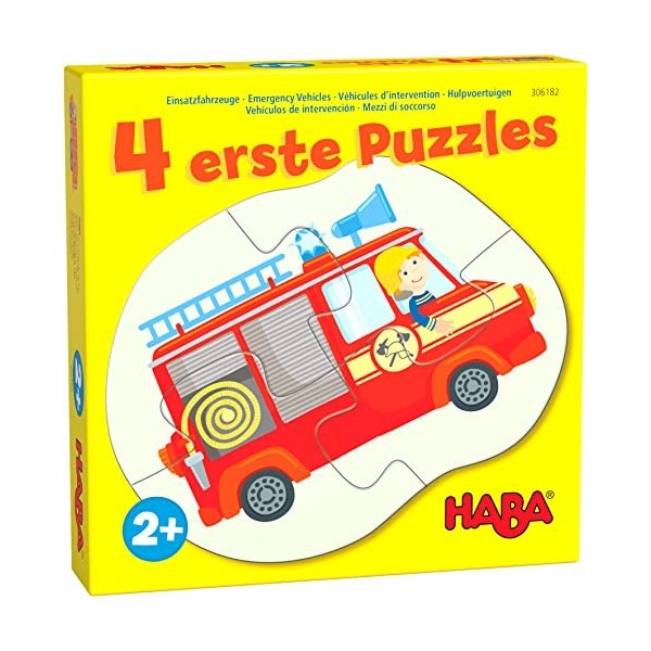 HABA- Puzzles à partir de 2, 306182, coloré