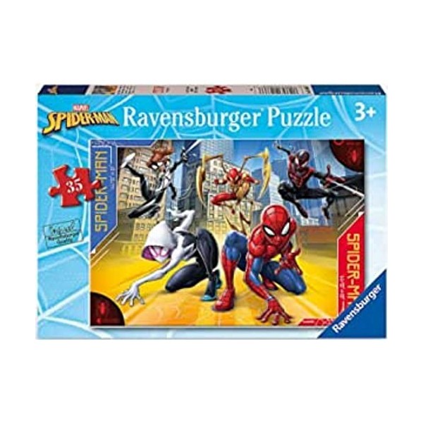 Ravensburger - Puzzle Spiderman, Collection 35 pièces, Puzzle pour enfants, Âge recommandé 3+ Ans