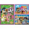 Clementoni Supercolor Puzzle-44 Cats-3x48 enfant-boîte de 3 puzzles 48 pièces -fabriqué en Italie, 4 ans et plus, 25239, Mu