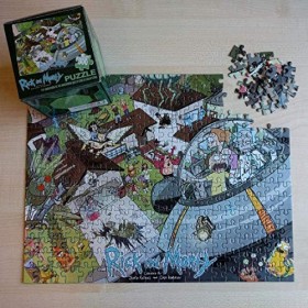 Loot Crate May 2015 Rick and Morty 11in X 14in 300pc Puzzle by Cardinal Industries